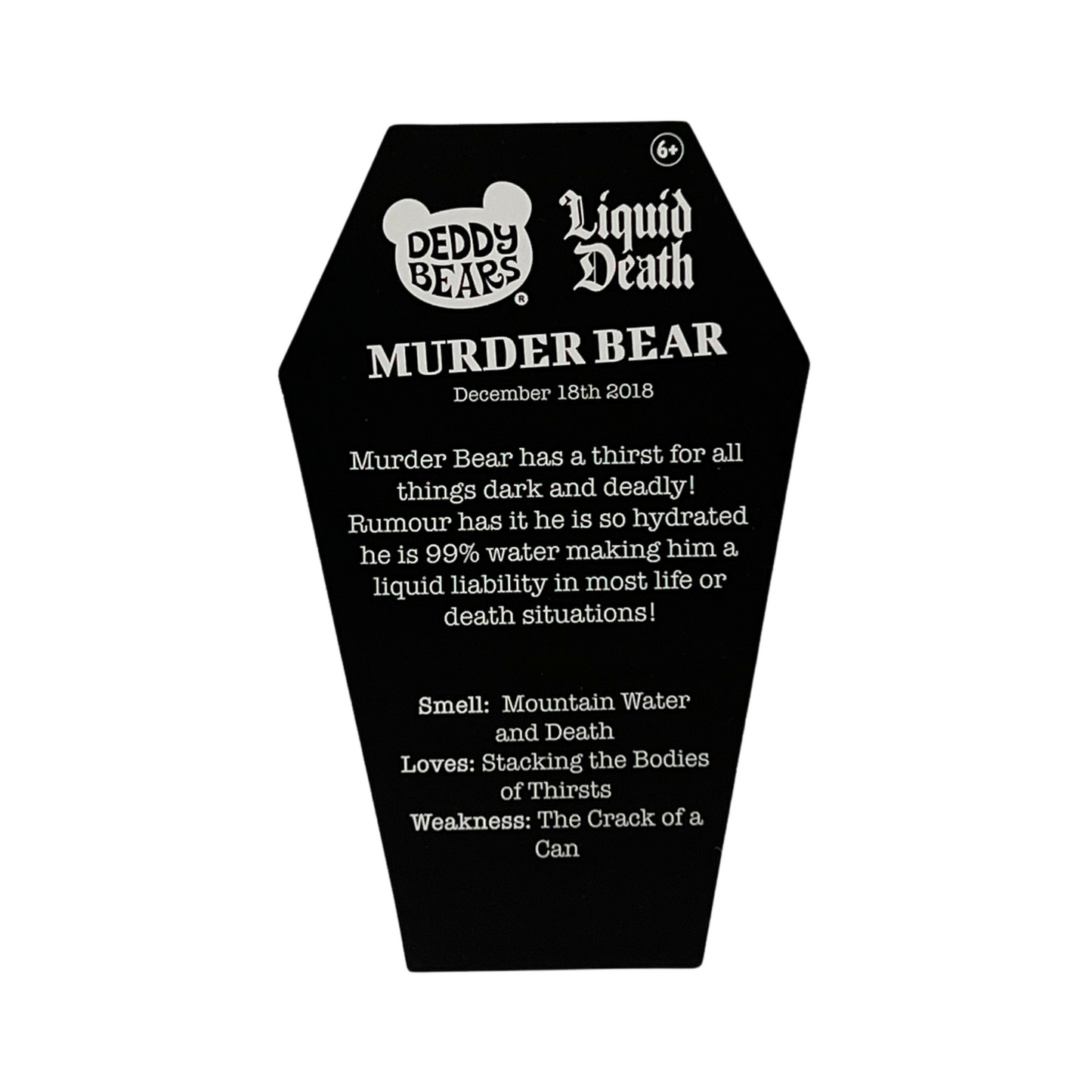 Murder Bear 12” Plush Coffin Box – Limited-Edition Deddy Bear