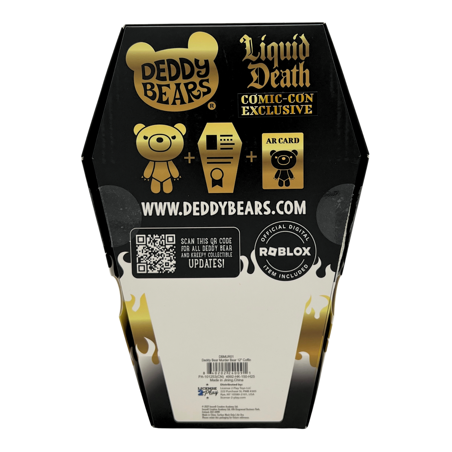 Murder Bear 12” Plush Coffin Box – Limited-Edition Deddy Bear
