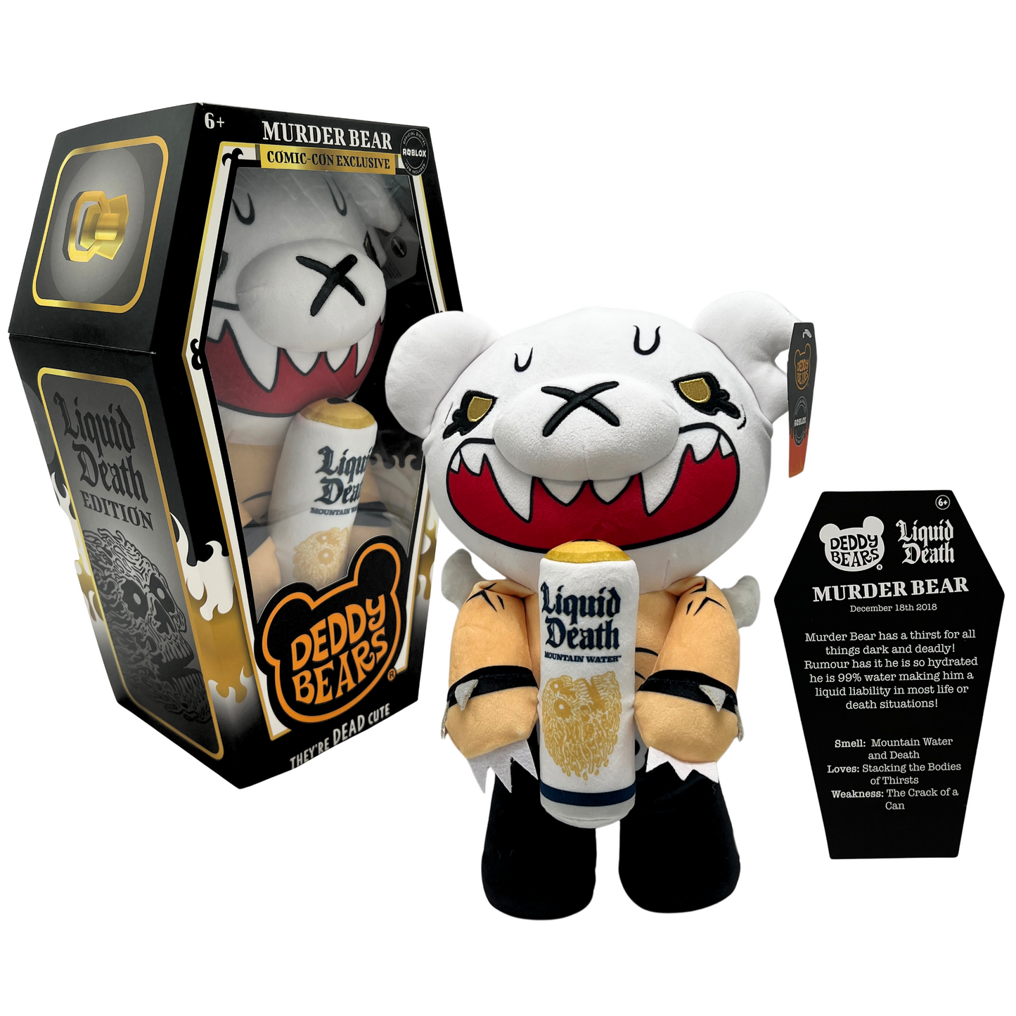 Murder Bear 12” Plush Coffin Box – Limited-Edition Deddy Bear